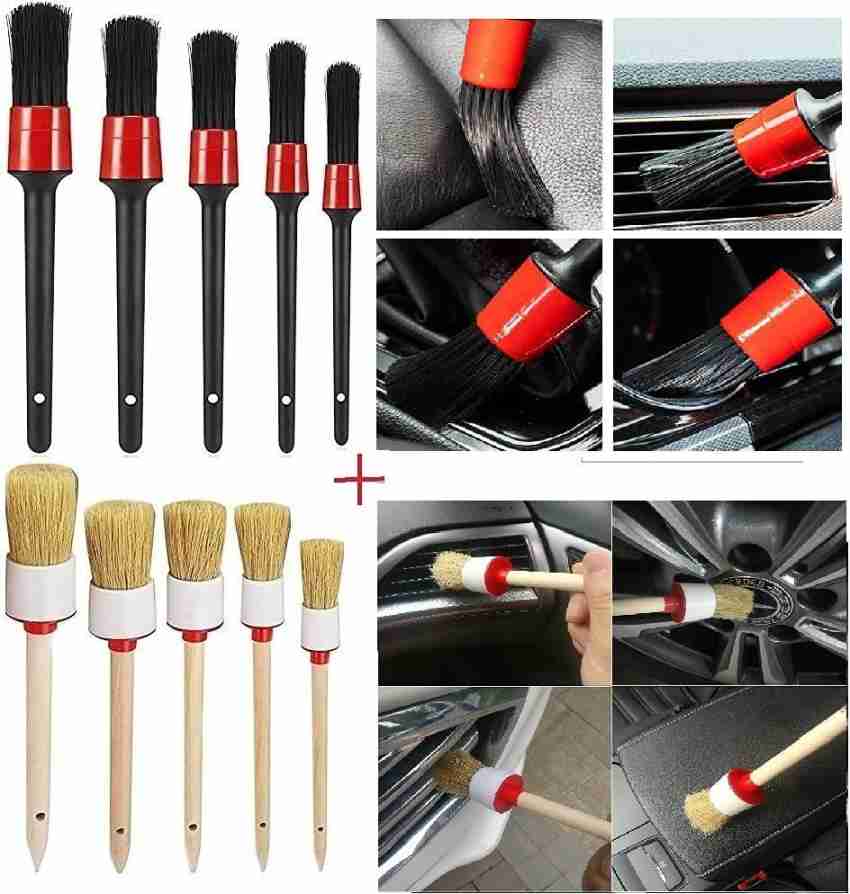 Kanya Car Detailing Brush 5 Piece Set Combo Price in India - Buy Kanya Car Detailing  Brush 5 Piece Set Combo online at