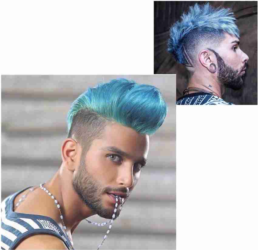 pastel blue hair guy
