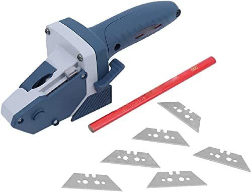 Mnjin Drywall Cutting Tool Drywall Cutting Artifact Tool with Woodworking Woodworking Tools Blue, Size: 260