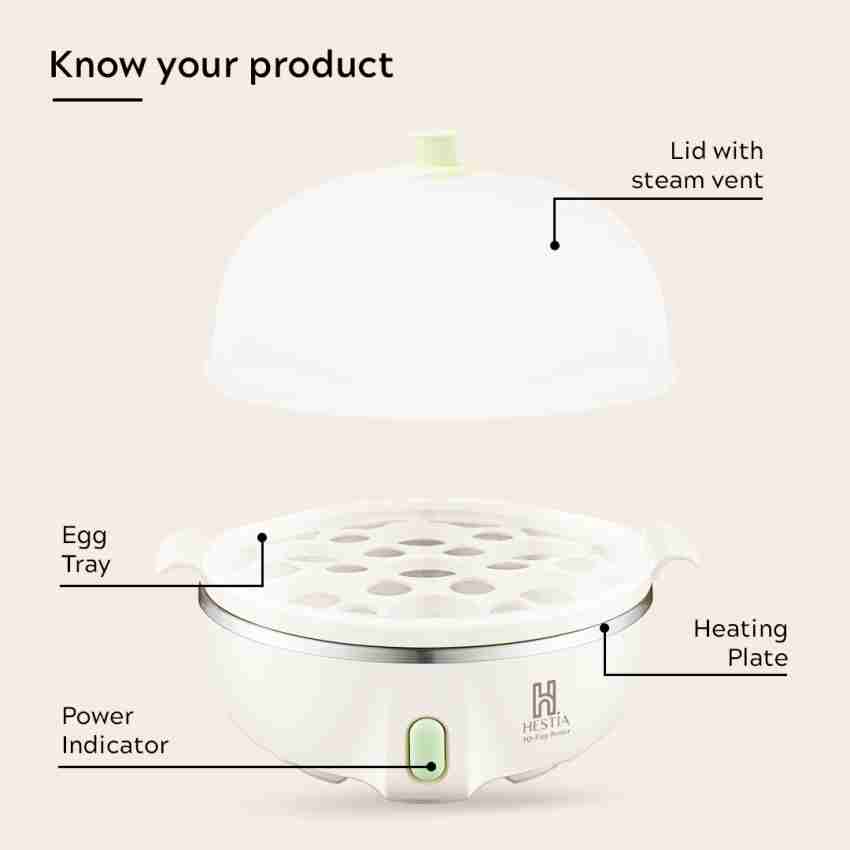 Elite Cuisine Egg Cooker (White)