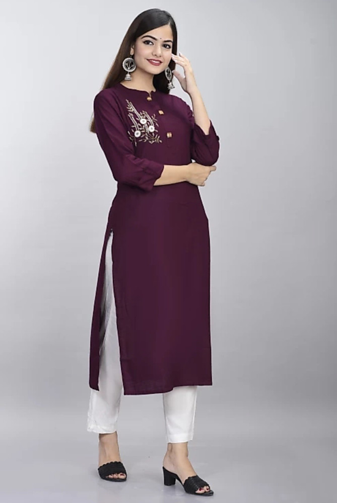 Maroon kurti flipkart 2025