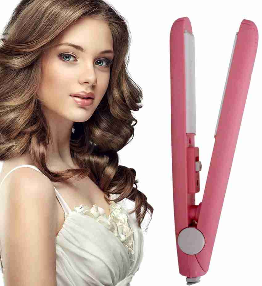 Compact top hair straightener