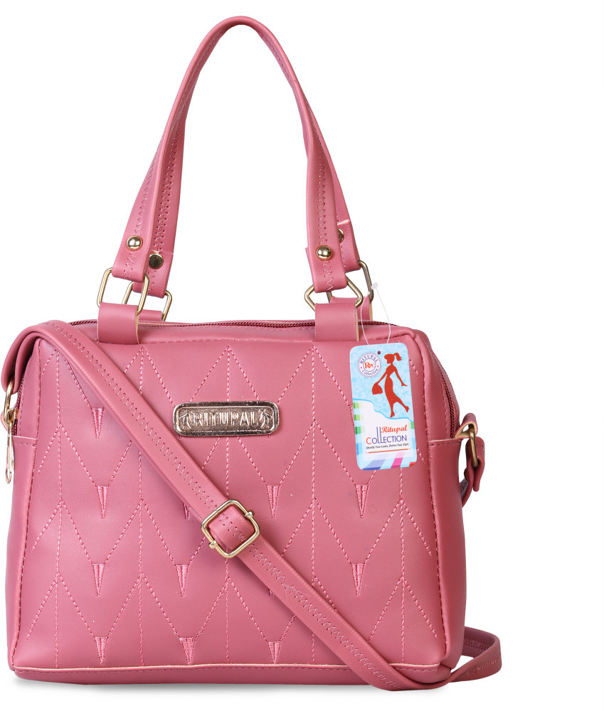 Buy Ritupal COLLECTION Women Red Hand held Bag Onion Pink Online