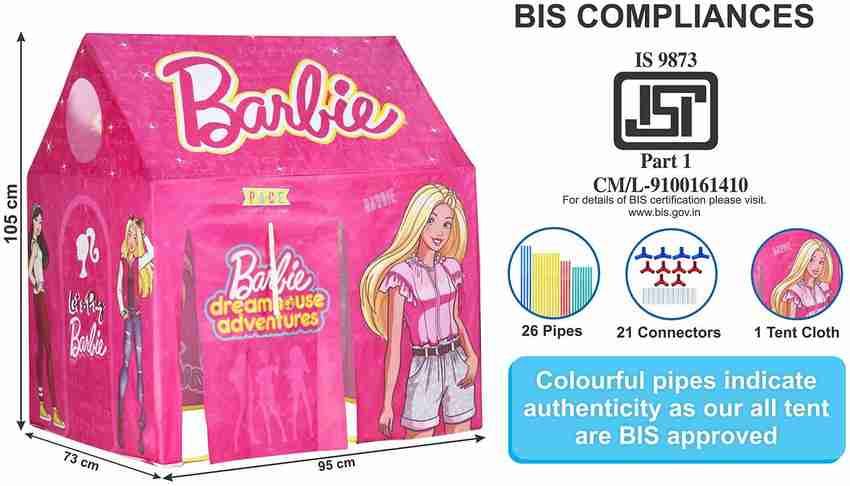 Barbie tent sales house for girl