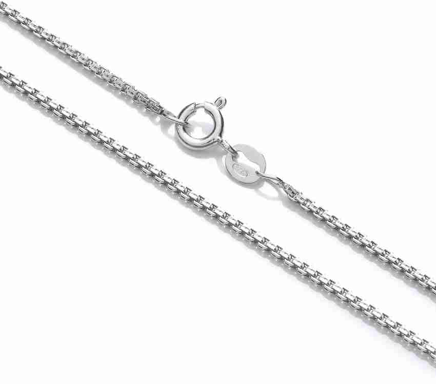 Box Chain Sterling Silver – Bracelet