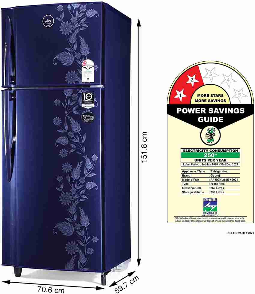 Godrej 250 ltr refrigerator price store