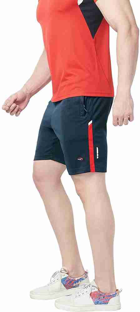 BERGE Solid Men Blue Sports Shorts - Buy BERGE Solid Men Blue Sports Shorts  Online at Best Prices in India