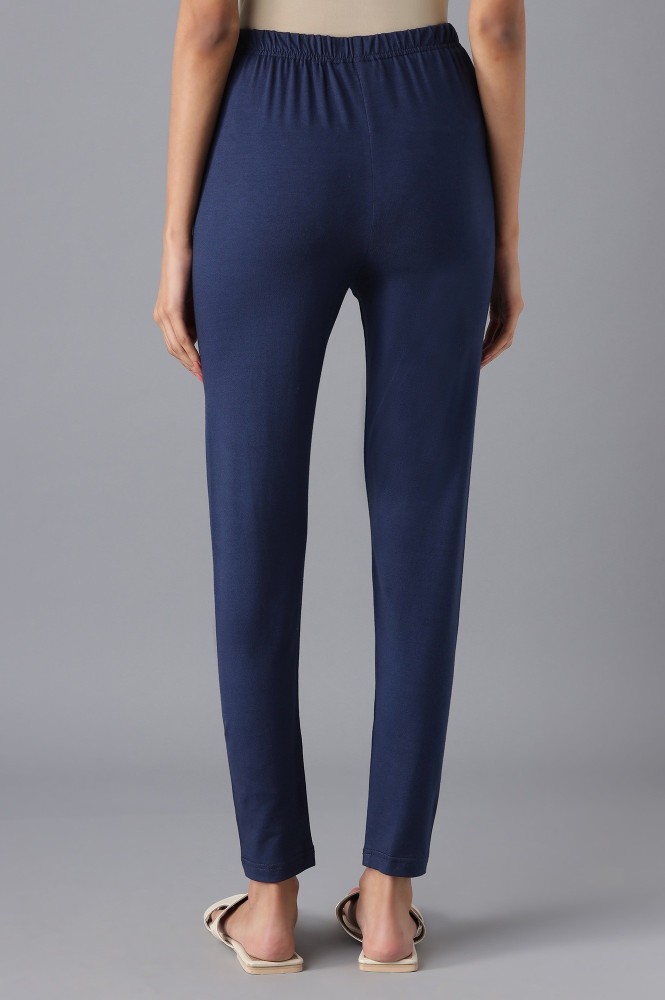 Aurelia Solid Women Blue Tights - Buy Aurelia Solid Women Blue Tights Online  at Best Prices in India