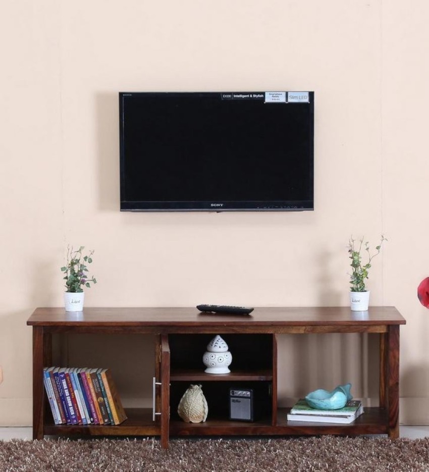 Tv cabinet - Buy solid sheesham wood TV entertainment unit stand