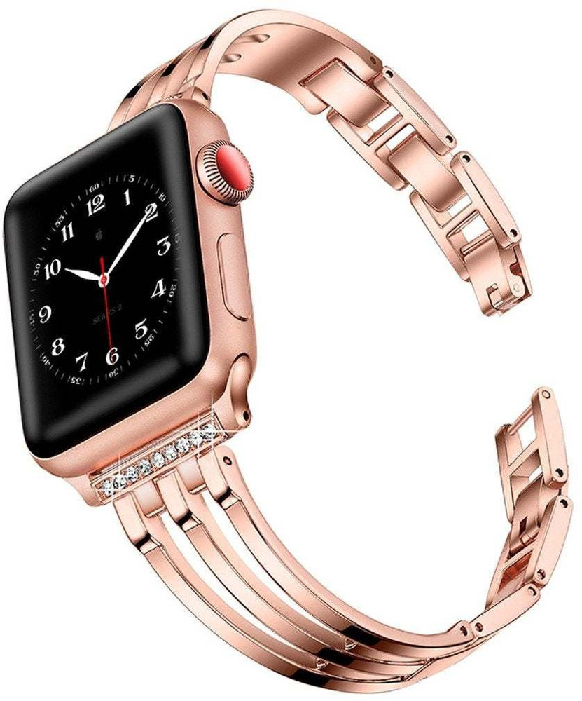 PEEPERLY Stainless Bracelet for Apple Watch 38 mm Metal Watch