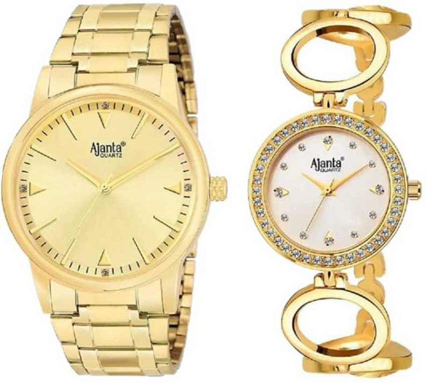 Ajanta hand hot sale watch gold