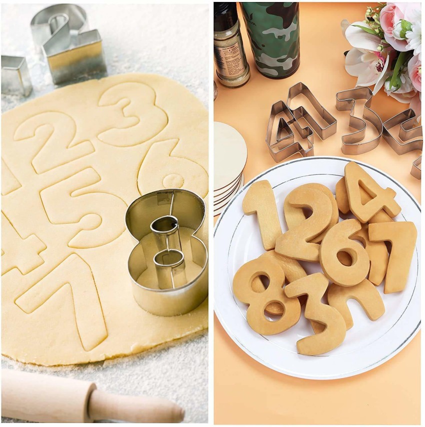 Fondant Alphabet/letter Cutters And Number Set,cake Biscuit Mold,cake  Decorating Tools, Cookie Stamp Impress,embosser Cutter,diy Sugar Cookies  Chocola