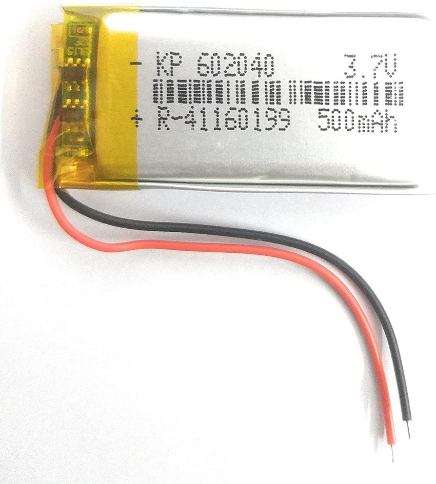 kp 602040 3.7v 500mAh Full Capacity Rechargeable for Drone DIY
