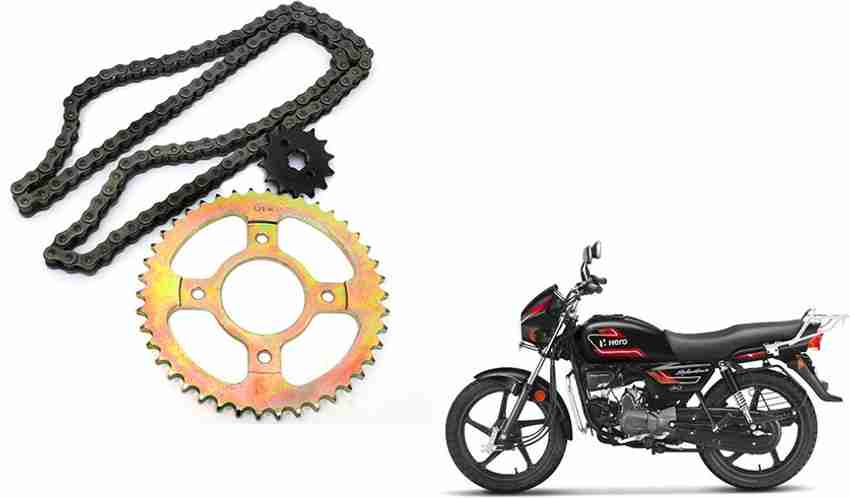 Hero splendor plus chain set price 2025