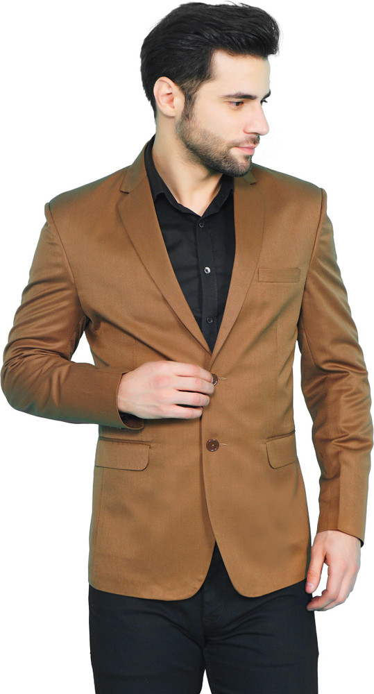 Yaqoot Solid Single Breasted Casual Men Blazer Buy Yaqoot Solid
