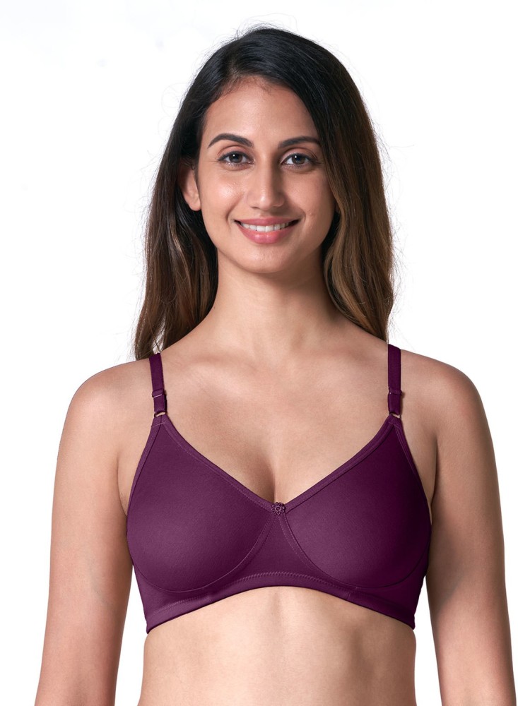 Purple Blossom Padded Sports Bra 