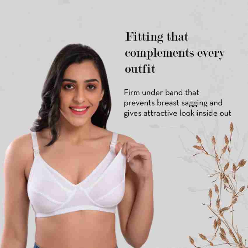 Ladies Cotton Maternity Bras, White, Size: 34B at Rs 35/piece in Jaipur