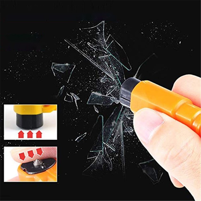  WONDER POINT Car Window Breaker, Glass Breaker And Seatbelt  Cutter, Emergency Car Glass Safety Hammer, Window Punch Seatbelt Cutter For  Family Rescue & Auto Escape Tools, Red : Automotive