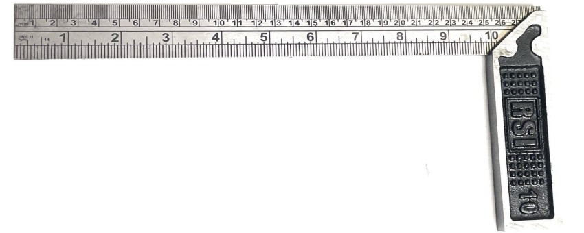 Right Angle Ruler, Stainless Steel 90 Degree Right Angle Ruler