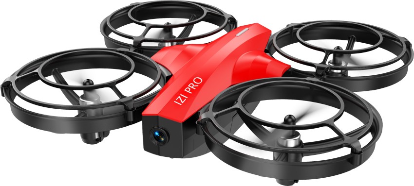 Buy IZI PRO Nano Drone 720P HD Camera 2 Batteries Battle Mode One-Key  Start, 10 Min Fly Time (Red) Online at Best Prices in India - JioMart.