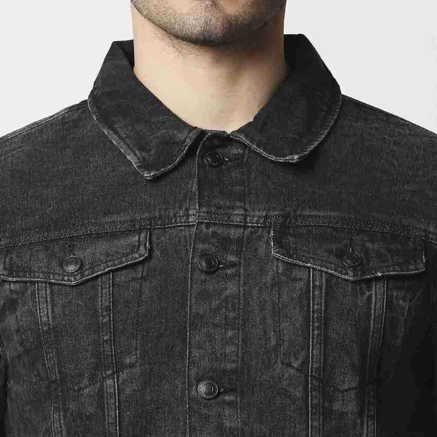 Lee cooper denim jacket on sale mens