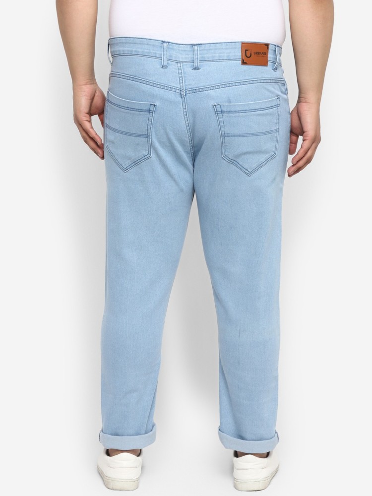 Urbano Plus Regular Men Light Blue Jeans - Buy Urbano Plus Regular