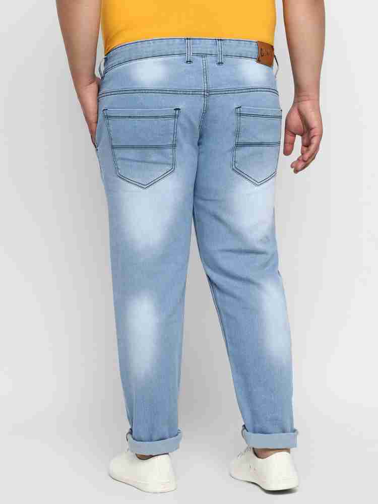 Urbano Plus Regular Men Light Blue Jeans - Buy Urbano Plus Regular