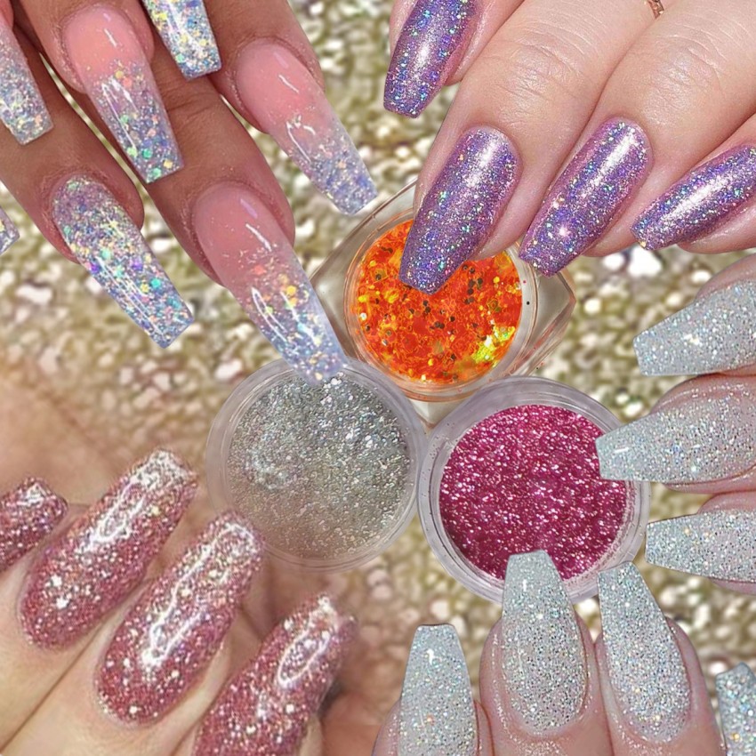 Glitter Nails  40 of the Sparkliest Designs on Instagram