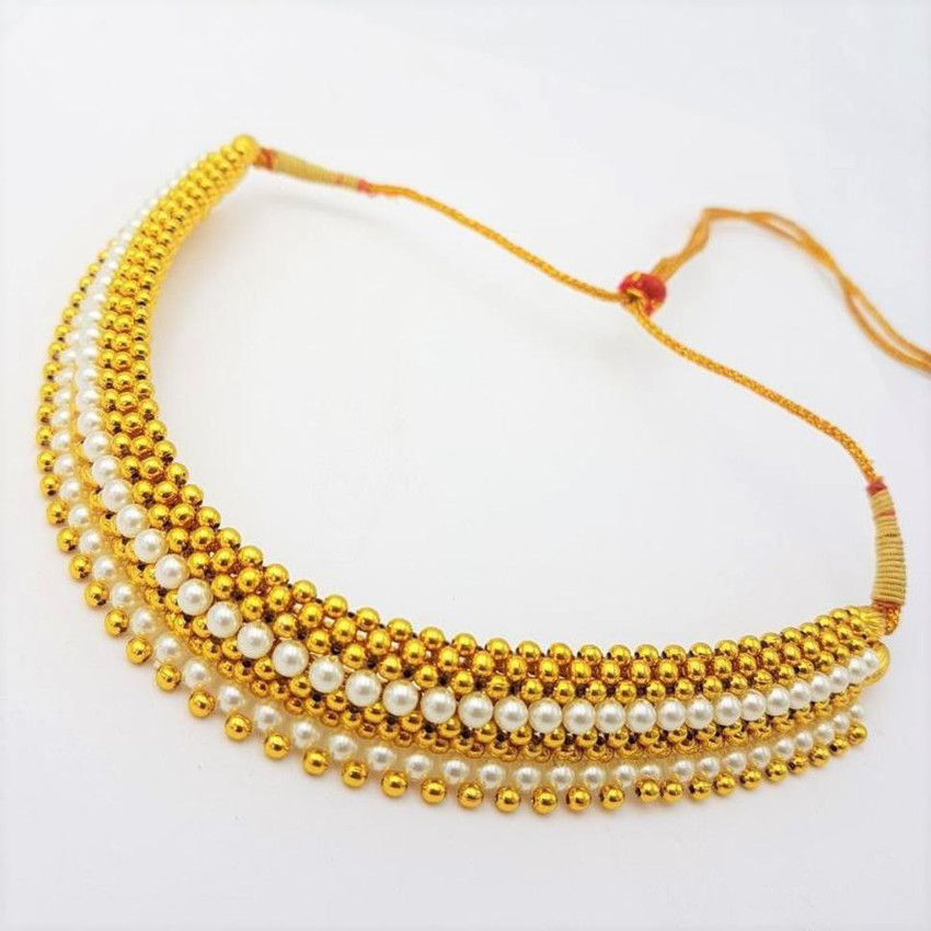 ANORI Traditional Wedding Maharashtrian Kolhapuri 1 gram gold