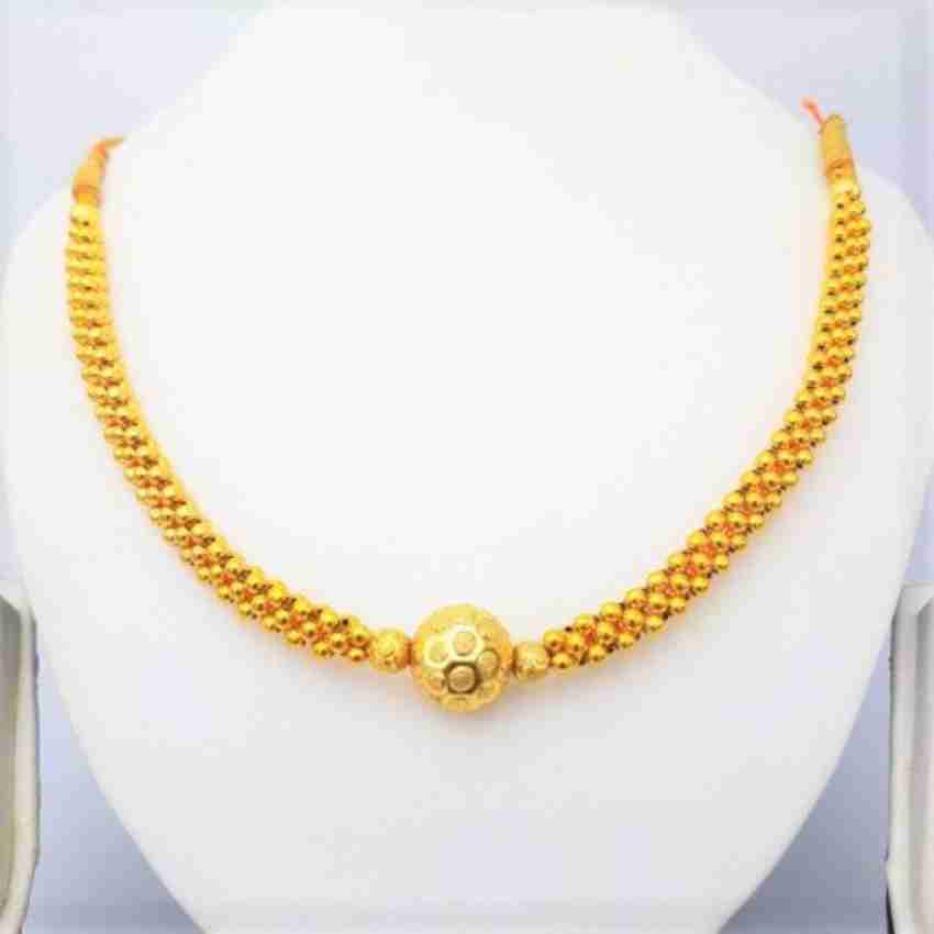 ANORI Traditional Wedding Maharashtrian Kolhapuri 1 gram gold