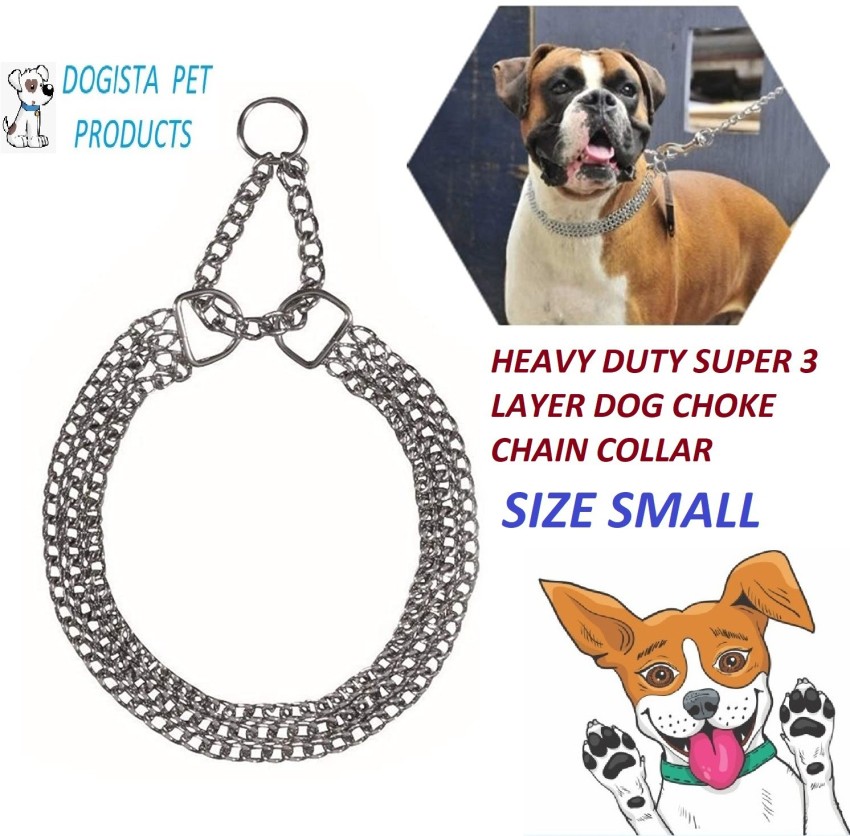 Choke chain for small dogs best sale