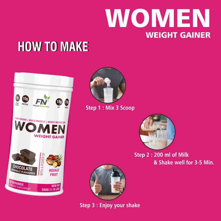 Mypro Sport Nutrition High Protein Women Weight Gainer Full AGUAJE