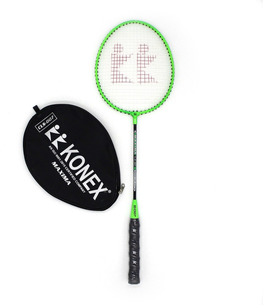 Konex BADMINTON RACKET WITH FREE HEAD COVER Green Strung Badminton Racquet - Buy Konex BADMINTON RACKET WITH FREE HEAD COVER Green Strung Badminton Racquet Online at Best Prices in India