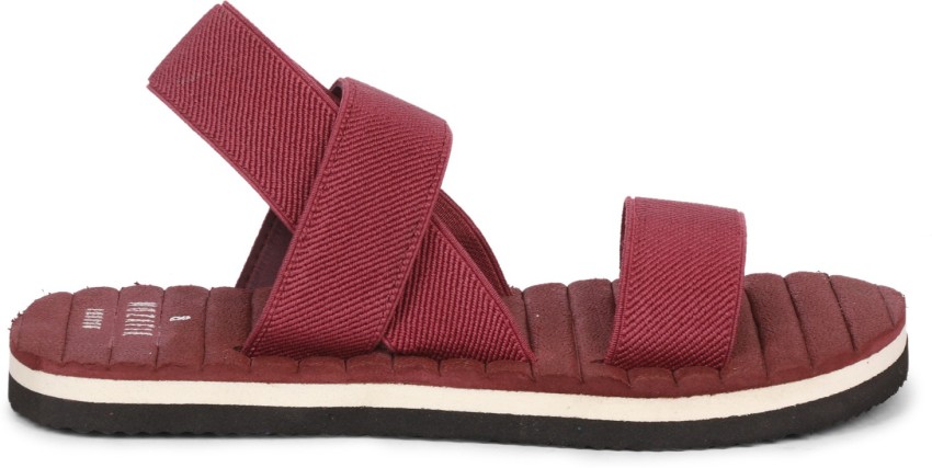 MOZAFIA Men Red Sandals Buy MOZAFIA Men Red Sandals Online at