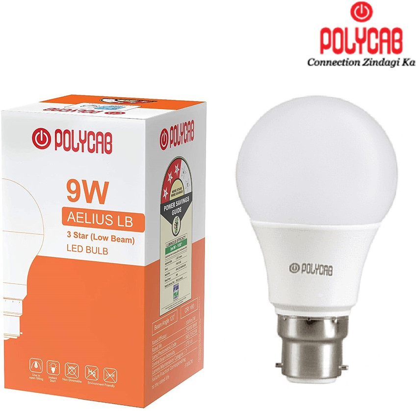 Polycab led bulb 9w price new arrivals