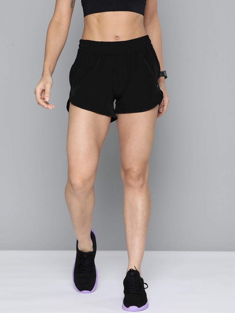 SLAZENGER Solid Women Black Sports Shorts - Buy SLAZENGER Solid Women Black Sports  Shorts Online at Best Prices in India
