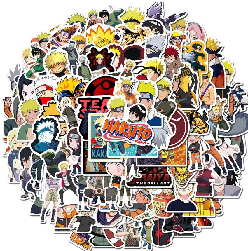 Otakun 6 cm Naruto Anime Non Repeat Stickers Self Adhesive Sticker Price in  India - Buy Otakun 6 cm Naruto Anime Non Repeat Stickers Self Adhesive  Sticker online at