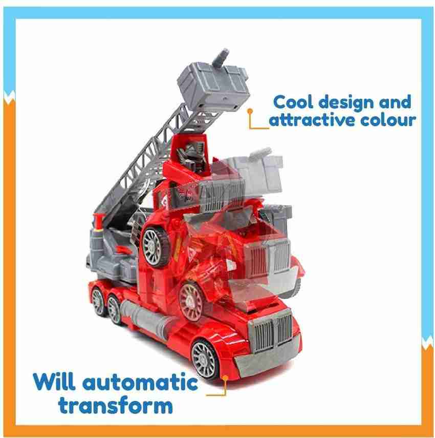 HALO NATION Transformation Robot Fire Truck Real Water Spray Fire