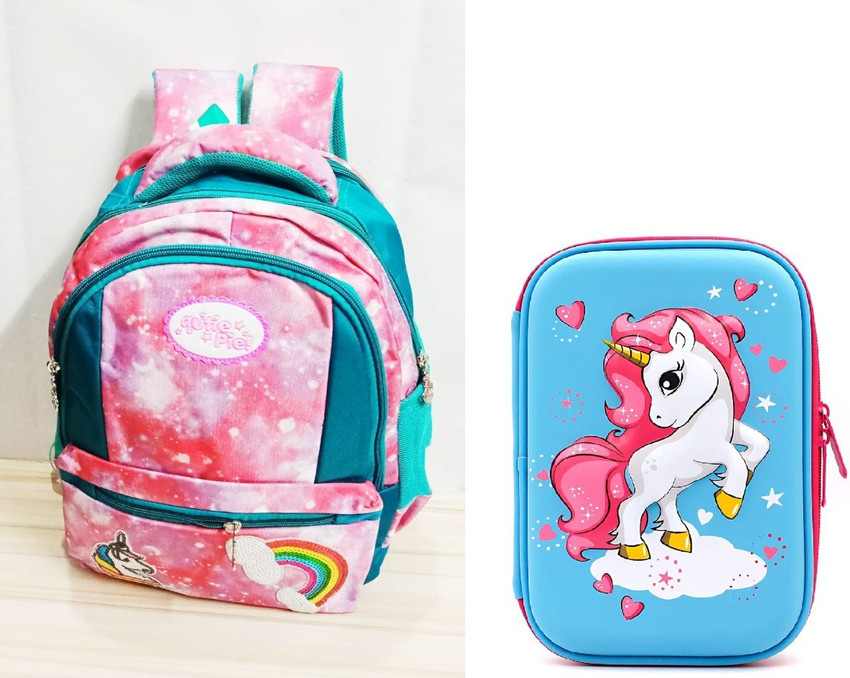 Rainbow unicorn school bag discount