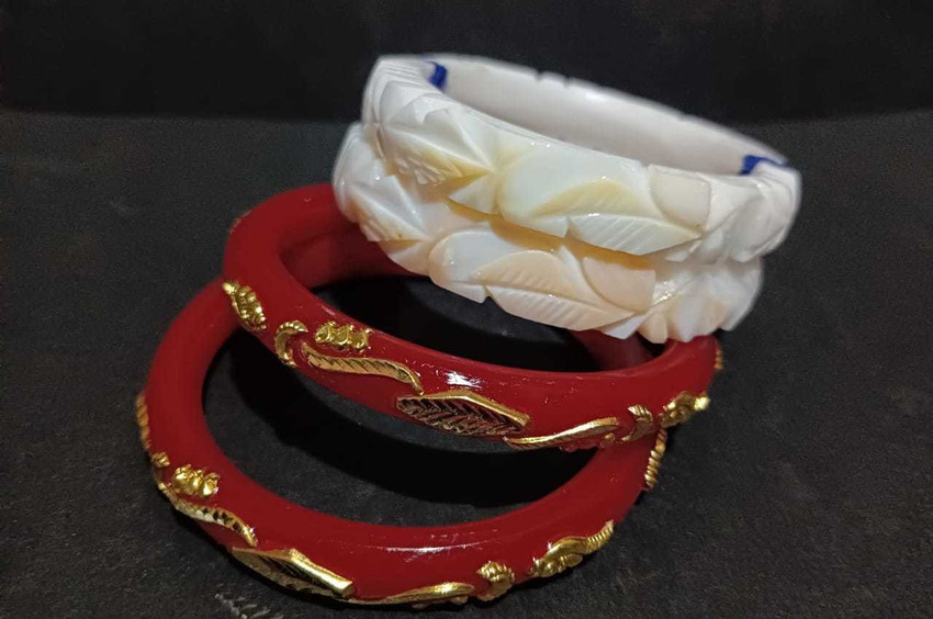 Hathi dant outlet bangles price