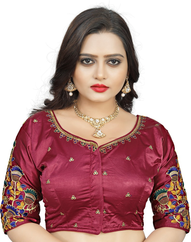 Buy online Round Neck Embroidered Blouse from ethnic wear for Women by Scube  Designs for ₹489 at 74% off