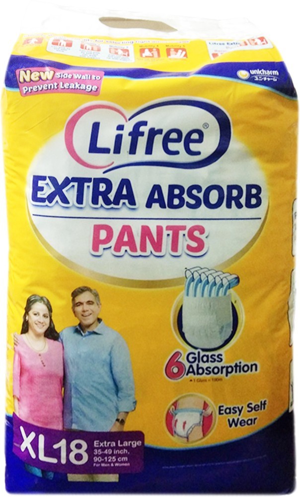 Lifree Extra Absorb Pants Easy To Use For Men And Women 2 Pants  Pohunch
