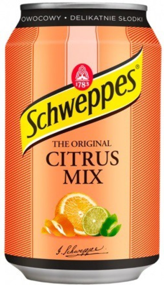 Schweppes Citrus Original soft drink 350ml