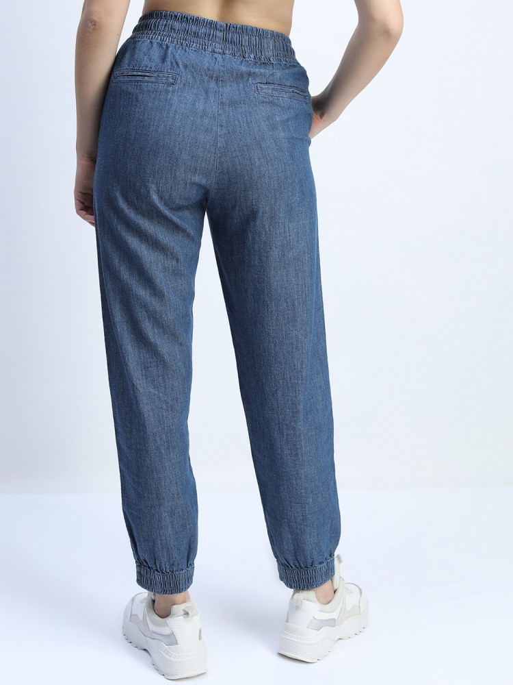 Tokyo Talkies Jogger Fit Women Blue Jeans - Buy Tokyo Talkies Jogger Fit Women  Blue Jeans Online at Best Prices in India