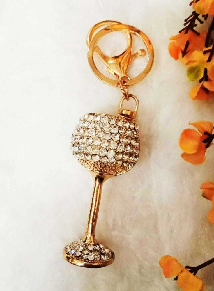 Priceless Deals Attractive Design Crystal Wine Glass Shape Key Chain/ Bag  Charm Keychain/ Car Key Chain Price in India - Buy Priceless Deals  Attractive Design Crystal Wine Glass Shape Key Chain/ Bag