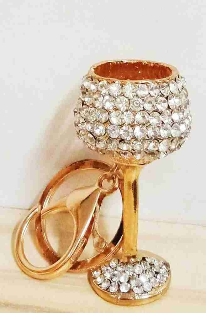 Priceless Deals Attractive Design Crystal Wine Glass Shape Key Chain/ Bag  Charm Keychain/ Car Key Chain Price in India - Buy Priceless Deals  Attractive Design Crystal Wine Glass Shape Key Chain/ Bag