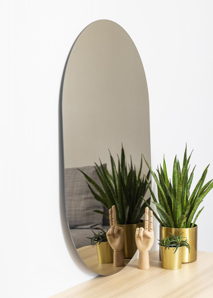 Rworld 12 X 24 INCH CAPSULE MIRROR. Bathroom Mirror Price in India