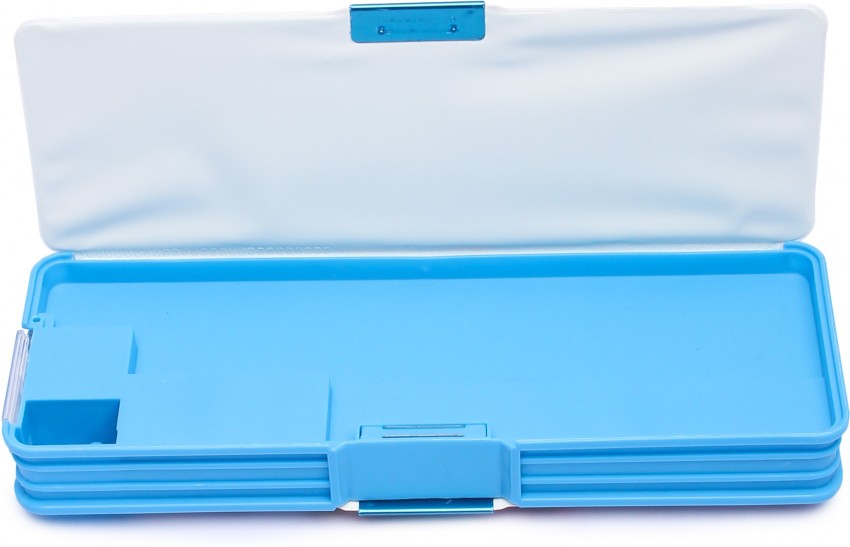 80 pieces Stackable Plastic Pencil Case, Blue - Pencil Boxes