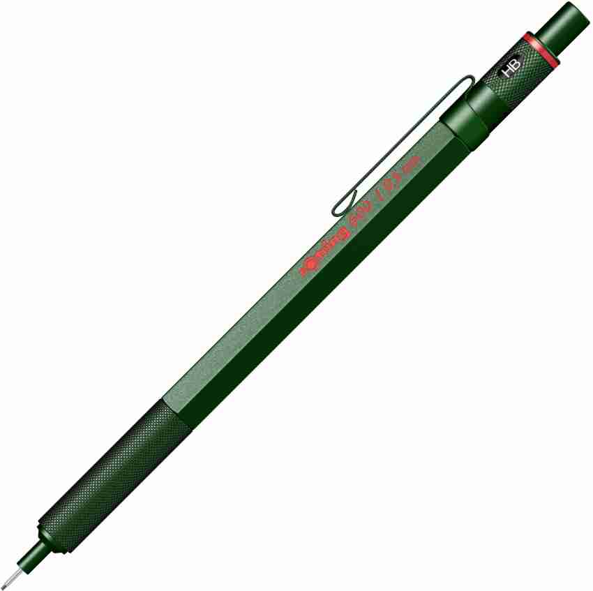 Flipkart.com | rotring 600 Mechanical Pencil | HB 0.5 mm | Green All-Metal  Body | Hexagonal Barrel Pencil - Writing Pencil