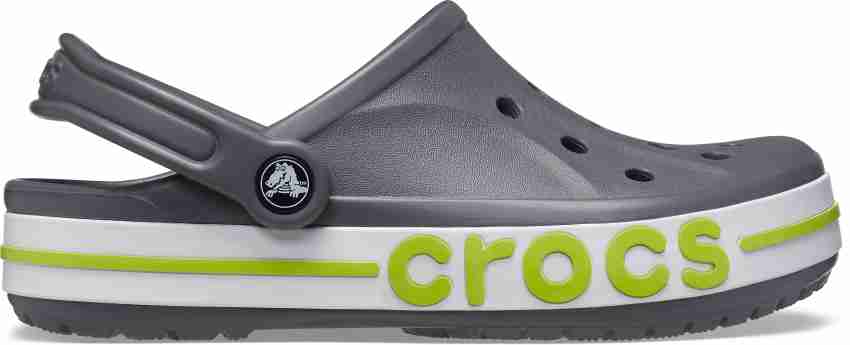 CROCS Bayaband Clog SGy/LiP Men Grey Clogs - Buy CROCS Bayaband Clog  SGy/LiP Men Grey Clogs Online at Best Price - Shop Online for Footwears in  India